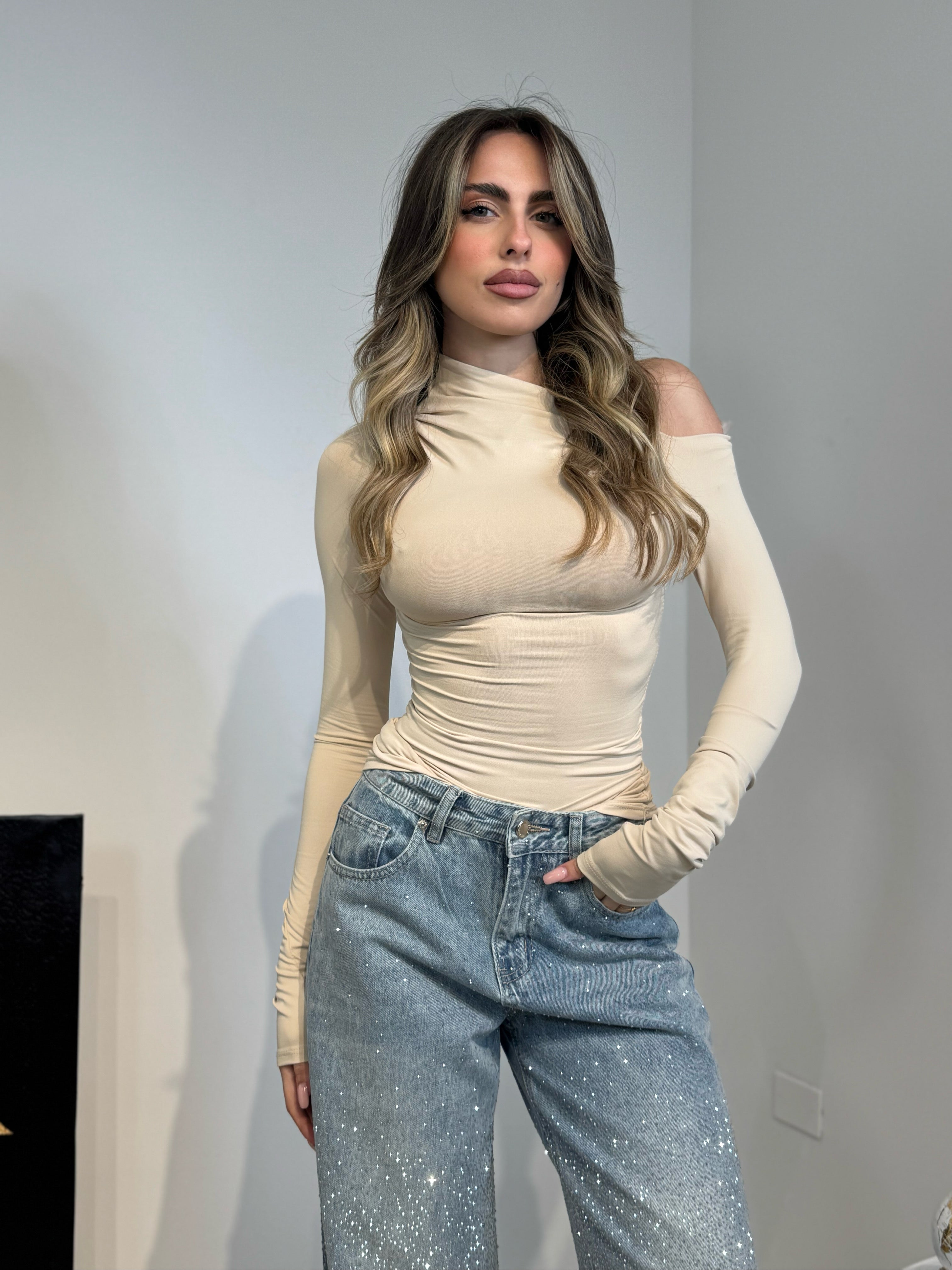 Maglia KIM BEIGE