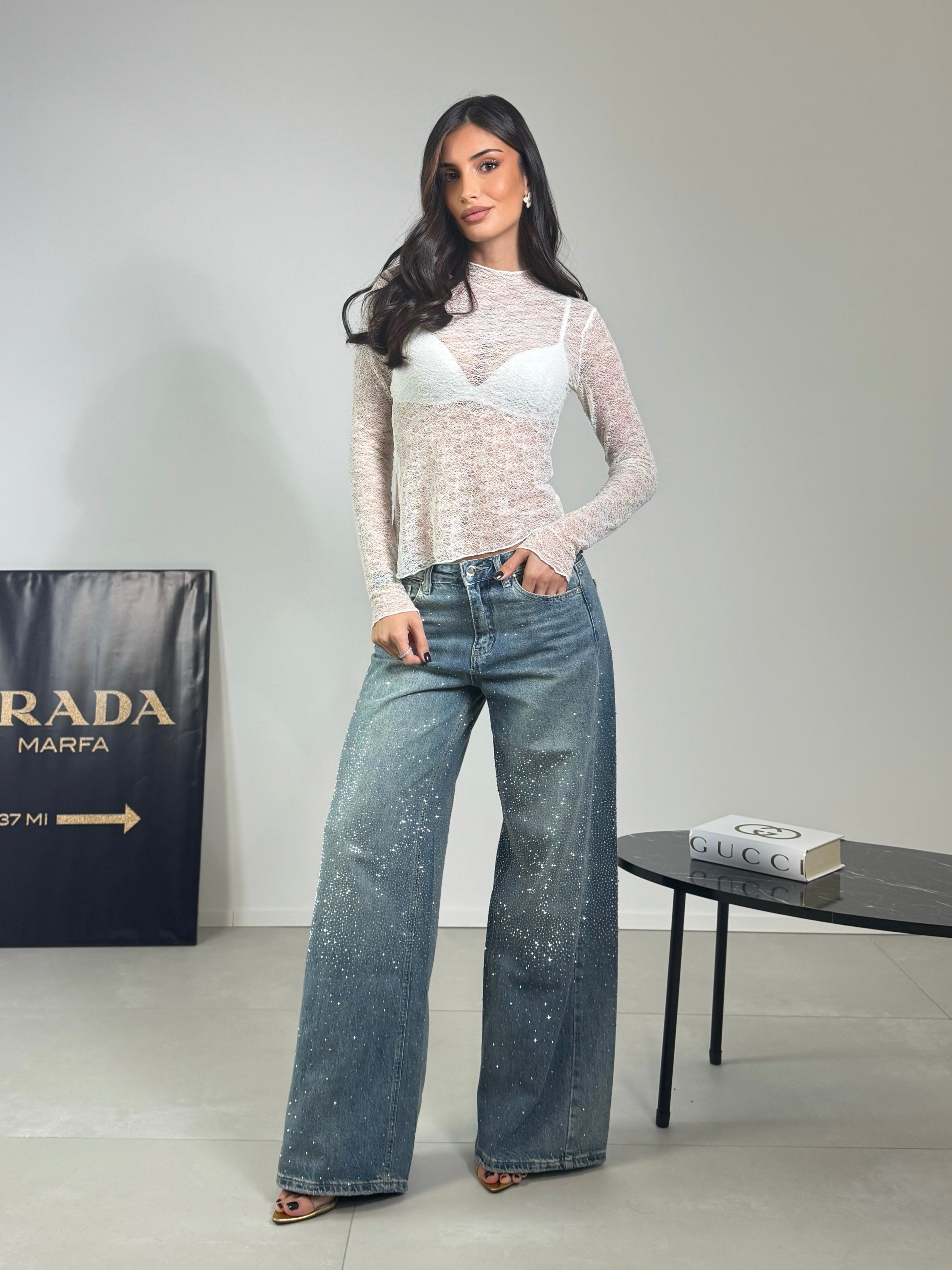 JEANS LEONIE SHINE