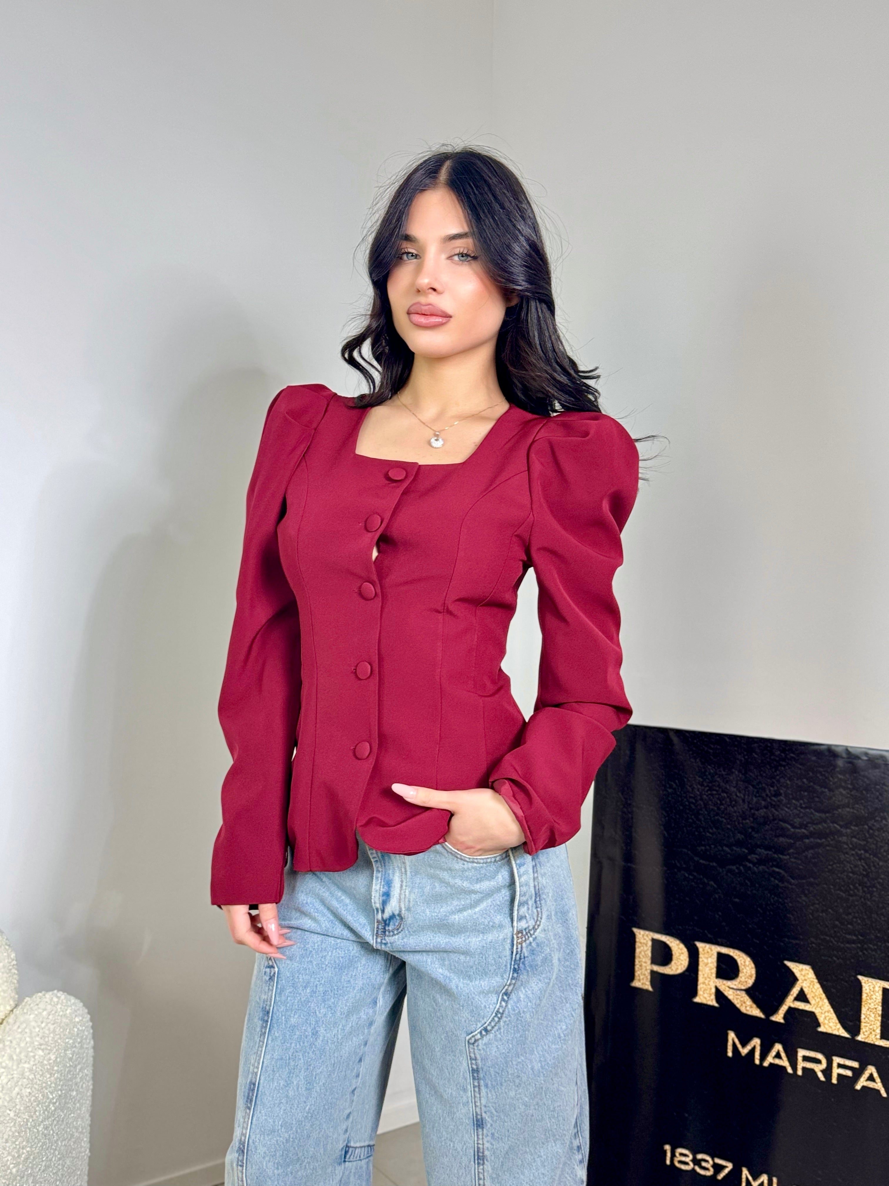 BLAZER MICOL BORDEAUX