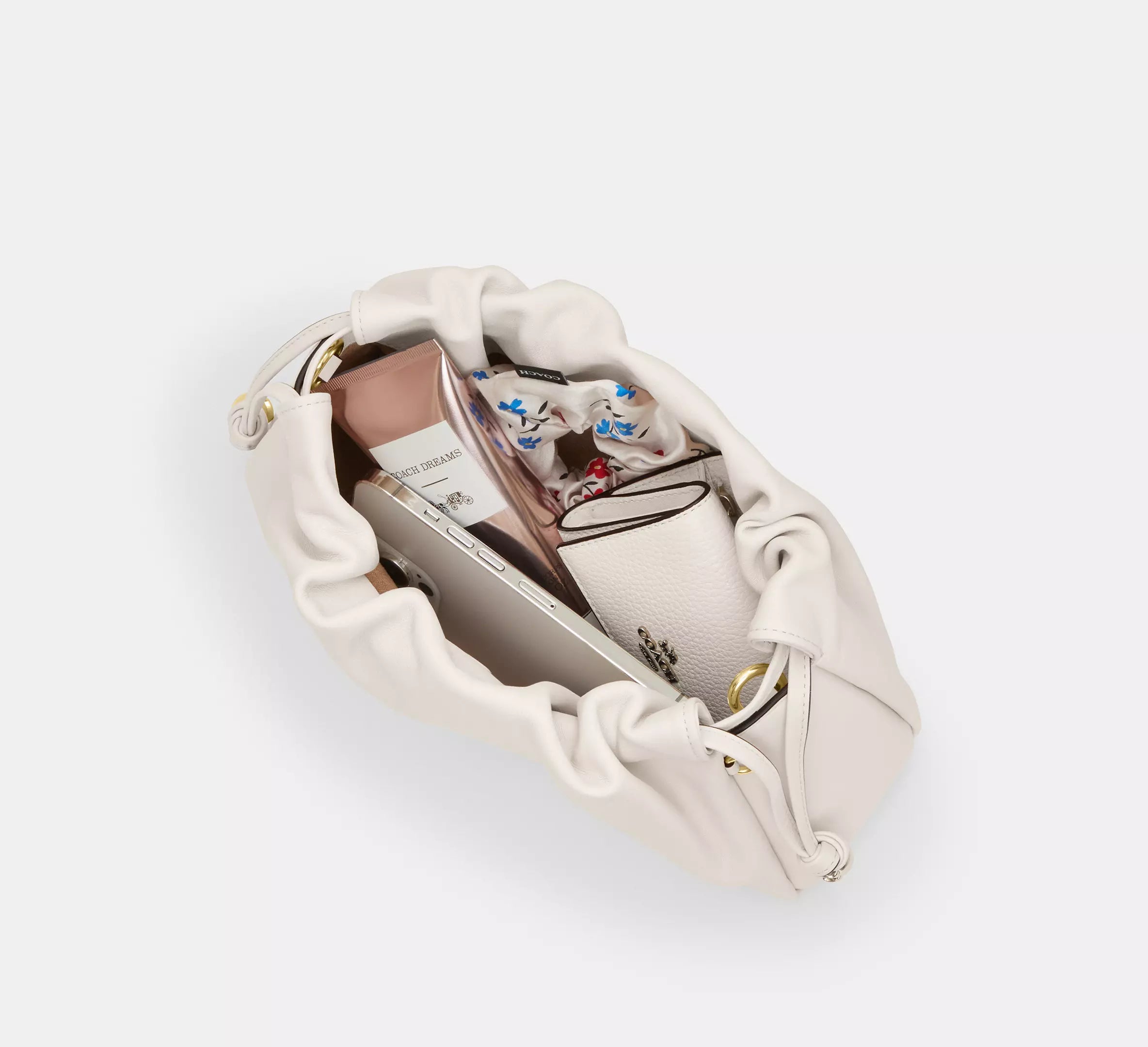 Borsa a tracolla Faye con ruches