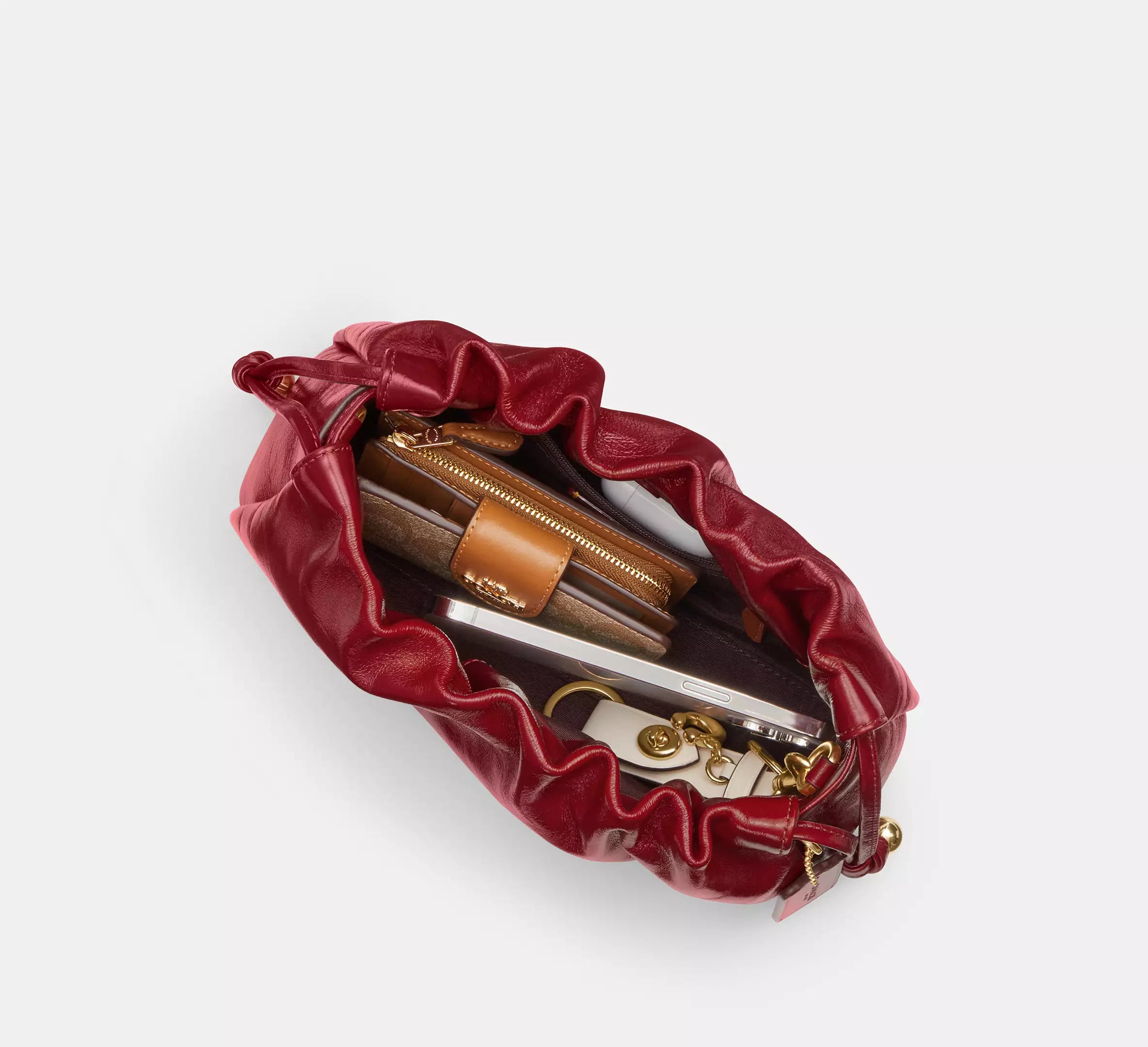 Borsa a tracolla Faye con ruches